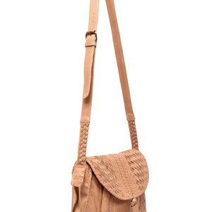 SAN TROPEZ. festival bag / hippie clothes / crossbody bag for women / women leather messenger bag image 3