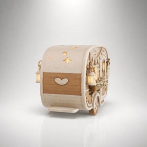 STL & 3MF 3D print file Camper light "Camping Love" | LED tea light stand