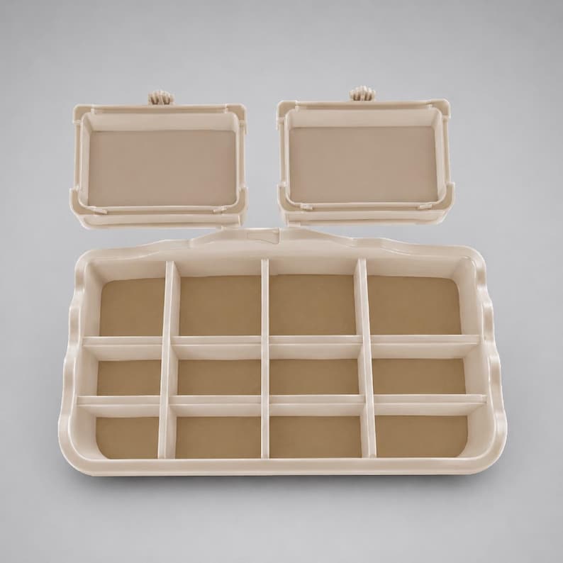 Makeup Organizer STL File, 3D Printable Cosmetic Storage, Vanity Desk Organizer, Beauty Organizer with Drawers, Makeup Brush Holder STL