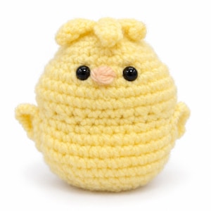 Virkmönster för Alfie kycklingen med amigurumi | Sensorisk leksak, stressboll (PDF-nedladdning)
