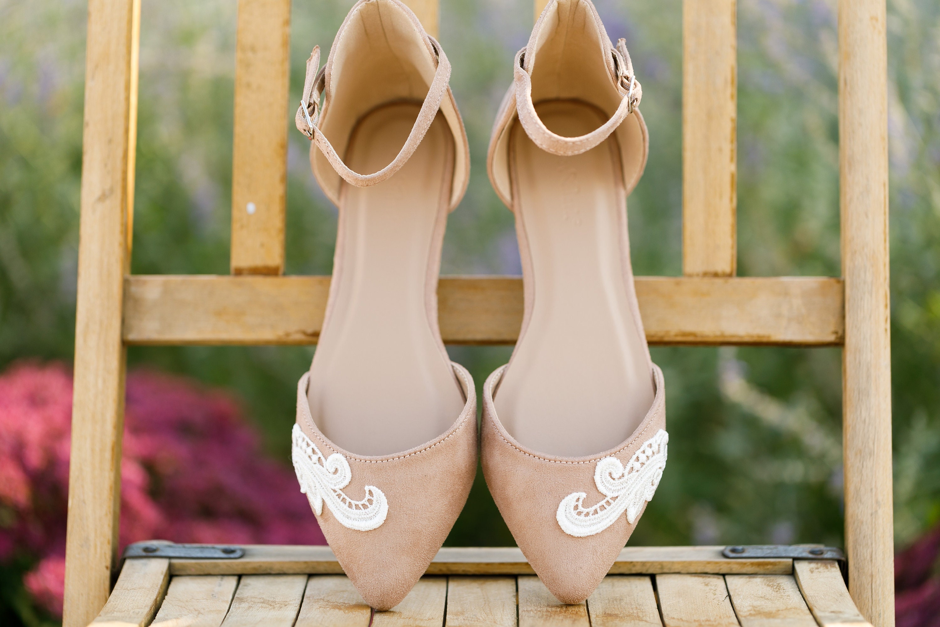 cute bridal flats