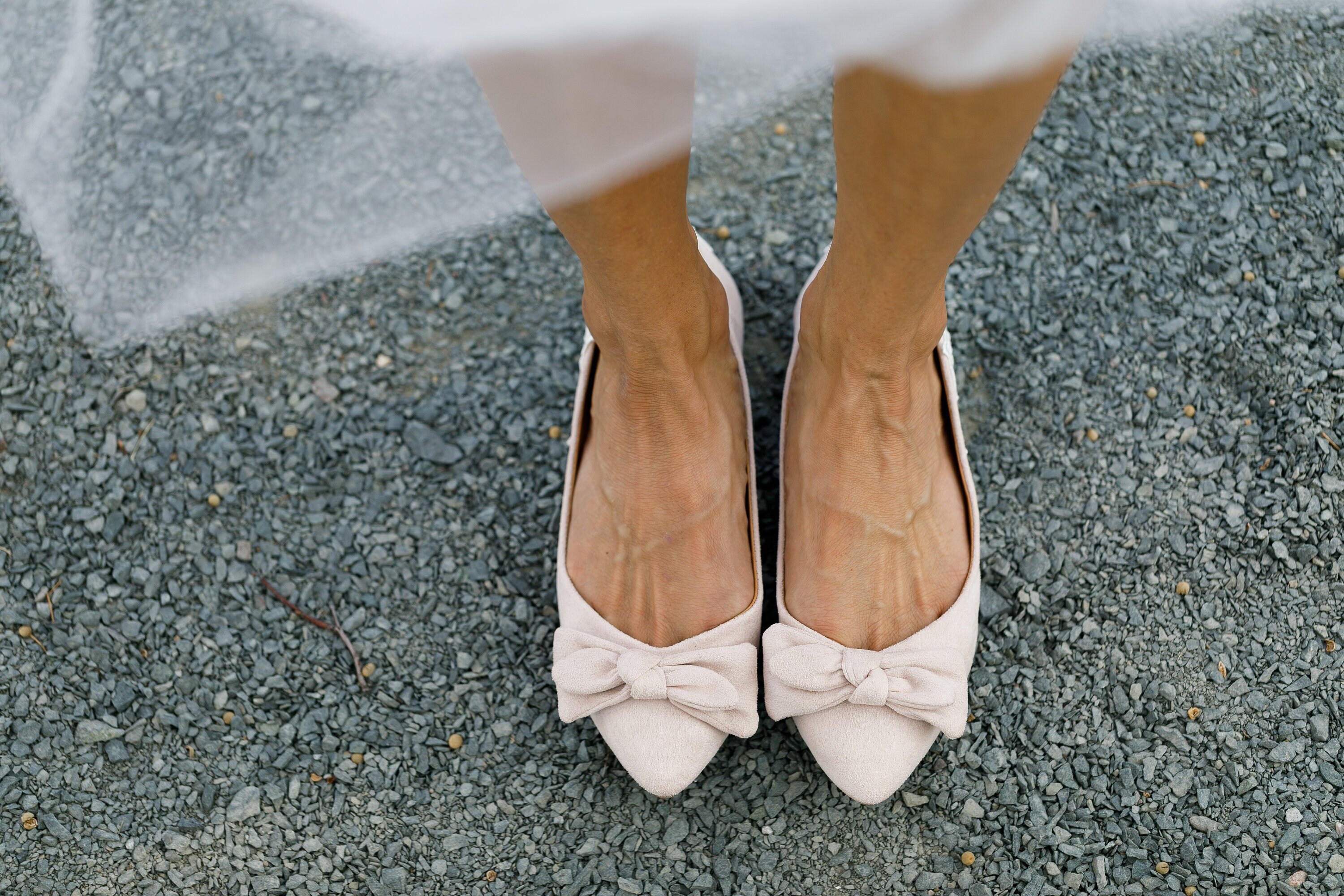 nude flats bridesmaid