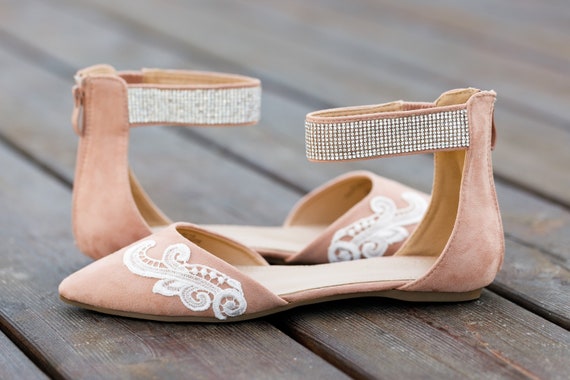 mauve wedding shoes