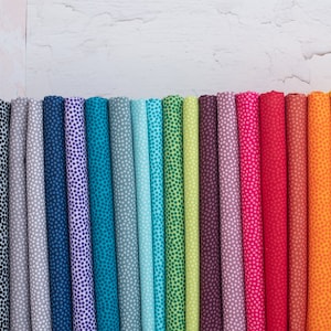 Dotty woven fabric with dots Swafing in 21 colours 11,80 EUR/meter
