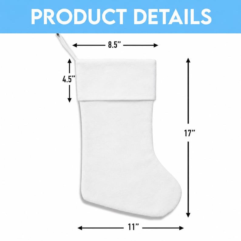 Personalized Cute Black Short Hair Cat Christmas Stocking, Cat 2-sided ...