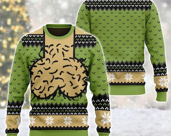 Dicky Meme Feo Divertido Suéter Navideño Festivo Suéter Navideño Feo Suéter Sucio y Feo, Suéter Navideño Cockmas, Sudadera Feliz Cockmas