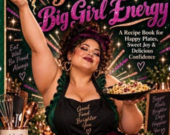 Ricettario per ragazze soffici / Diario di cucina per la positività del corpo (stile glitter)