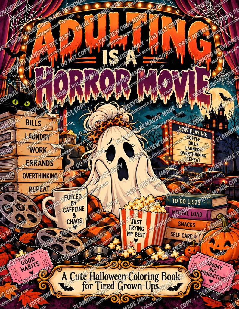 Adult Horror Coloring Pages — Reference 2