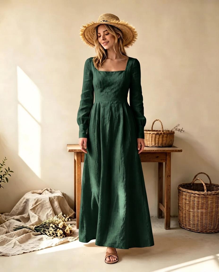 ワンピース house on the hill 80 Boatneck Dress 80s Boat Neck Dress - Etsy