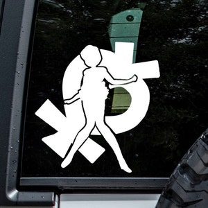 Magical Girl Car Decal: Anime Mercury Vinyl Sticker for Outdoor Use