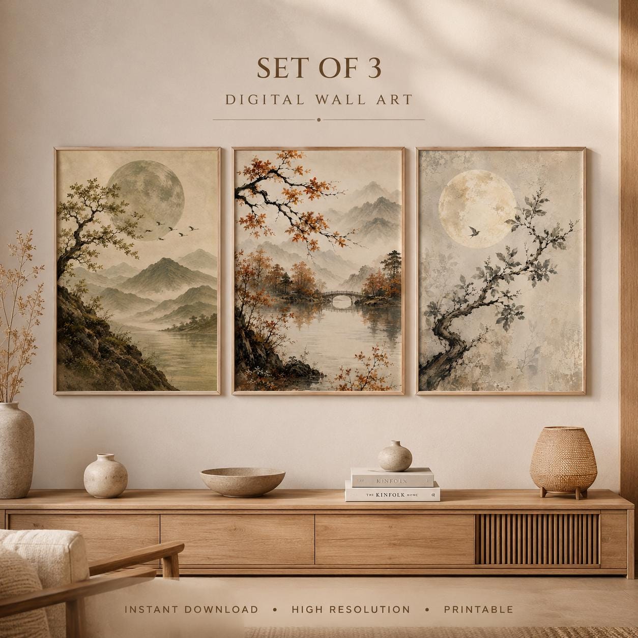 3点セットHiroshi Set of 3 Japan - Etsy