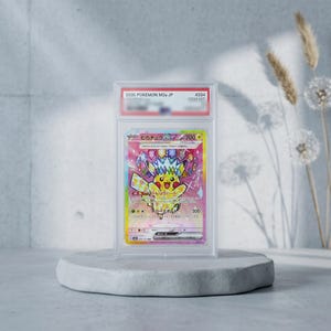 2025 M2a Jp Pikachu ex Special Art Rare 234 PROXY Card Slab PSA 10 Cyberpunk Tech Desk Aesthetic Piece