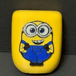 Omnipod 5 Dash Yellow Reusable insulin pump Cover with goggled banana loving pal