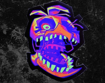 CHICA 4" (Five Nights at Freddy's) Neon Magnet