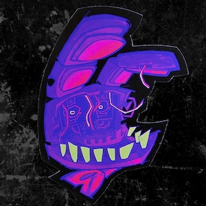 BONNIE 4" (Five Nights at Freddy's) Neon Magnet