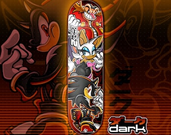 DARK 8" Sonic Adventure 2 Skateboard Deck