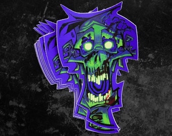 ZOMBIE 6" Large Vinyl Sticker