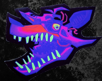 FOXY 4.5" (Five Nights at Freddy's) Neon Magnet
