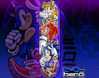 HERO 8" Sonic Adventure 2 Skateboard Deck