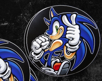 SONIC THE HEDGEHOG 4" Large Vinyl Sticker