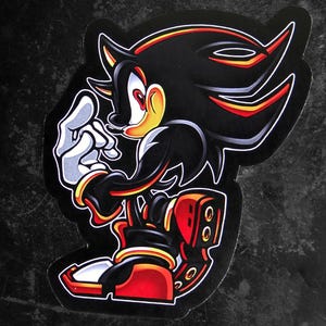 SHADOW THE HEDGEHOG Magnete da 5"