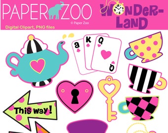 INSTANT DOWNLOAD, Mad Hatter, Alice in Wonderland, Digital Clip Art, Clipart, Digital Scrapbooking, Personal and Small Commercial Use