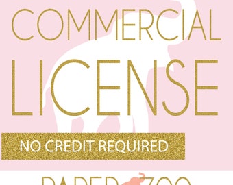 COMMERCIAL LICENSE (No Credit Required) for Paper Zoo