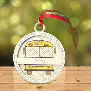 Bus Driver Ornament