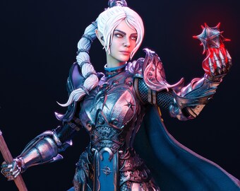 Shadowheart, Saint of Selûne \ Maid of Shar, High quality resin statue, SFW\NSFW