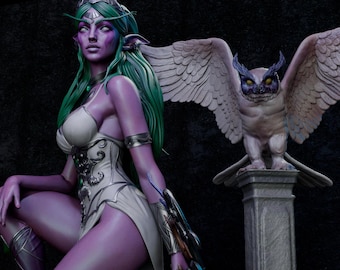 Tyrande Whisperwind, High Priestess of Elune, SFW\NSFW