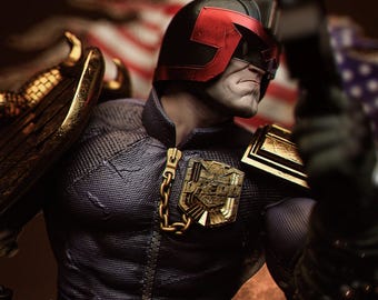 Judge Dredd, Man of the Law, mighty warrior, High quality resin statue
