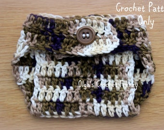 Premature Baby Diaper Cover Crochet Pattern, Beginner Skill Level, Size Preemie, Doll Diaper Cover, Easy to Make, Instant PDF Download