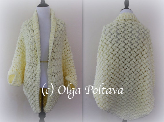 Crochet Cocoon Cardigan Pattern Oversized Crochet Cardigan Etsy Crochet Cocoon Cardigan Pattern Oversized Crochet Cardigan Etsy