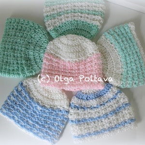 Charity Newborn Hat Crochet Pattern, Easy Crochet Pattern, Newborn Baby Hat Pattern