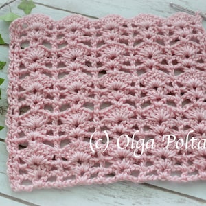 Crochet Pattern, Written Instructions for Lacy Stitch to Use for Scarf, Shawl, Baby Blanket, Summer Top, Crochet Stitch CS3, Instant PDF