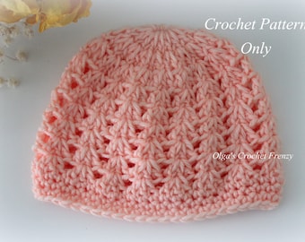Preemie Crochet Hat Pattern, Baby Hat Pattern, Instant PDF Download