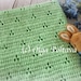 Crochet Pattern, Rabbit Tracks Baby Blanket Crochet Pattern, Easy ...