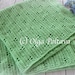 Crochet Pattern, Rabbit Tracks Baby Blanket Crochet Pattern, Easy ...