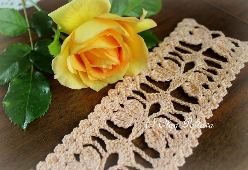 Butterflies Bookmark, Crochet Bookmark Pattern, Crochet Lace Edging Pattern, Lace Butterflies image 3