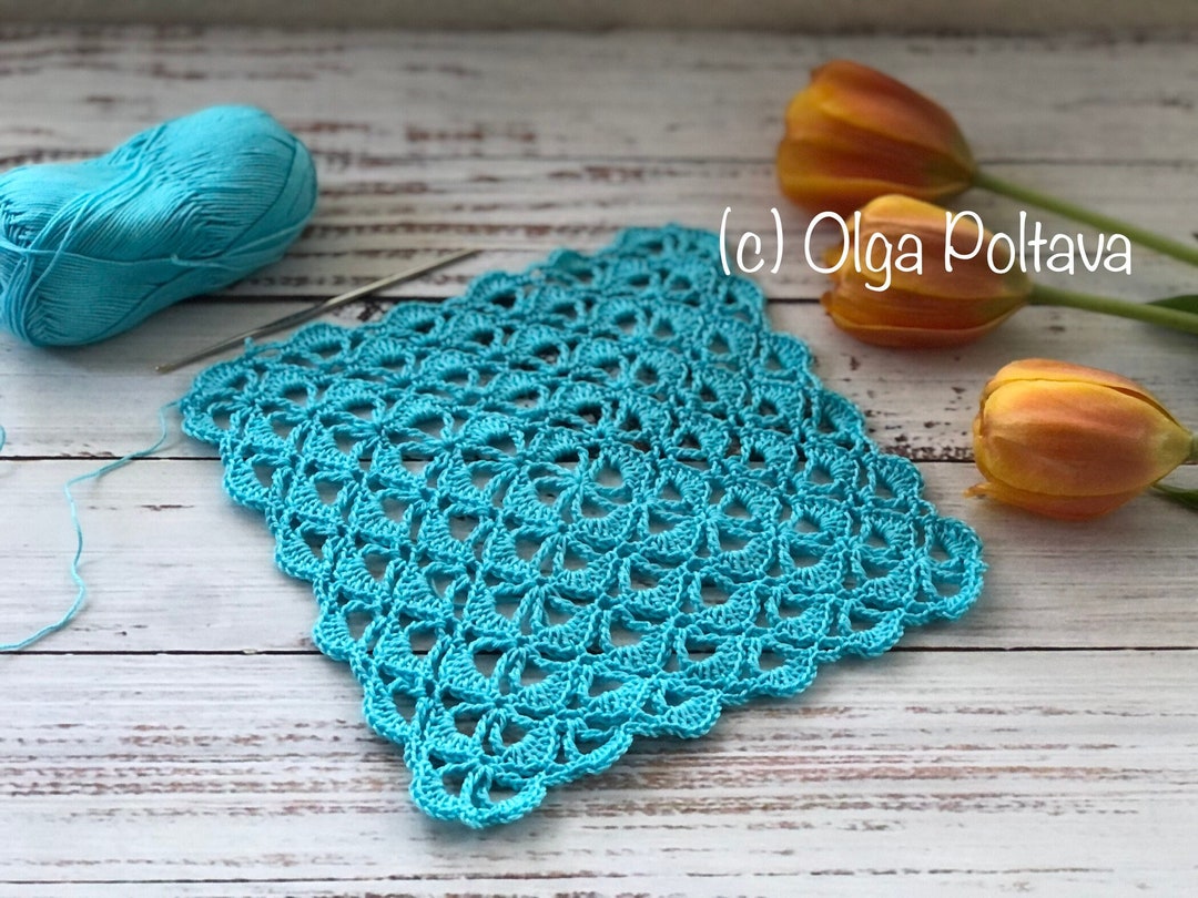 Buy Crochet Pattern, Lacy Square for a Tablecloth, Blanket, or Summer Top,  Instant PDF Download Online in India