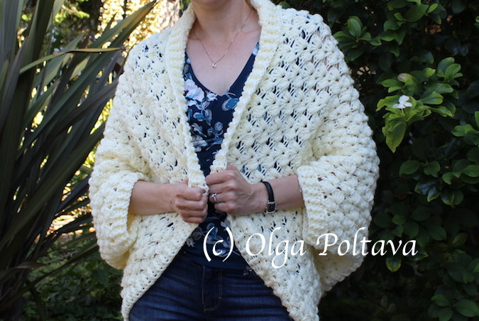 Cocoon crochet hot sale cardigan pattern