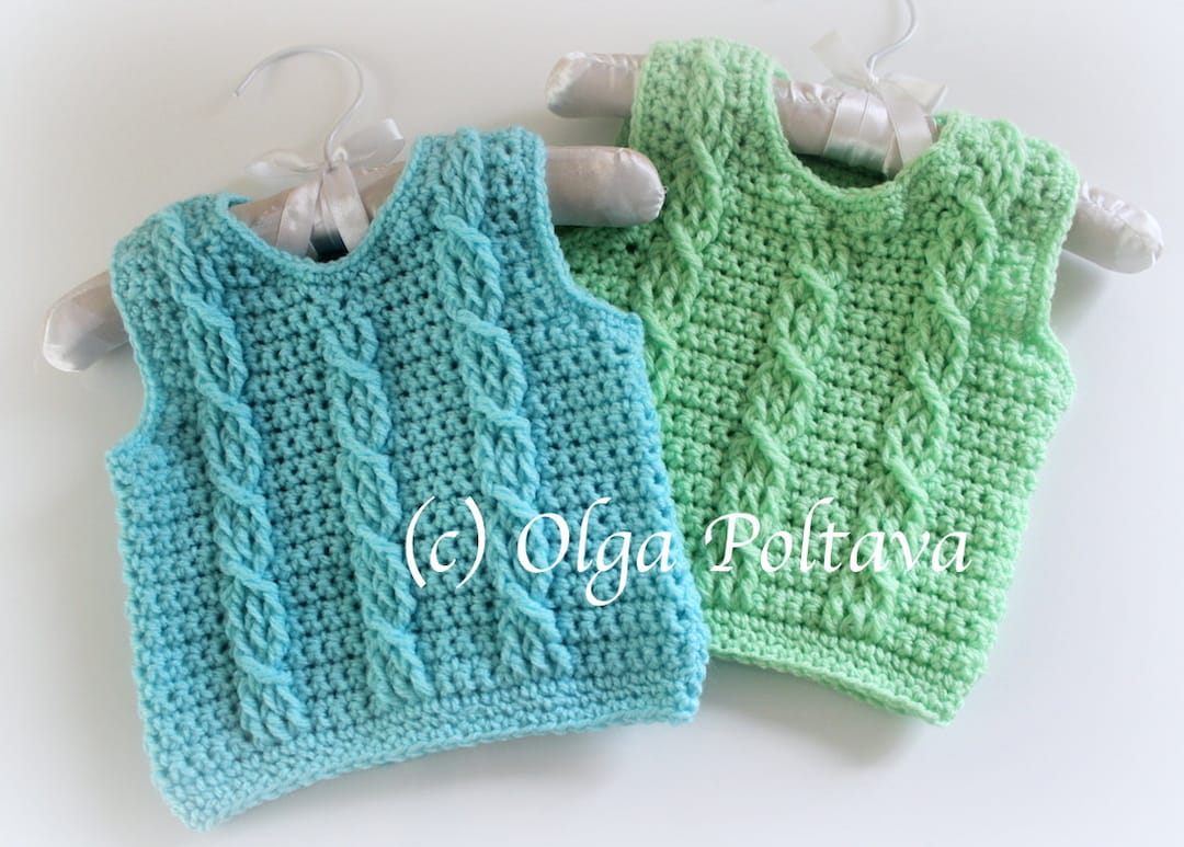Chalequito de bebe a crochet hotsell