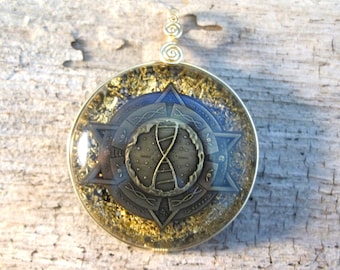 DNA Activation (collaboration with Enlighten Clothing) - Orgone Pendant
