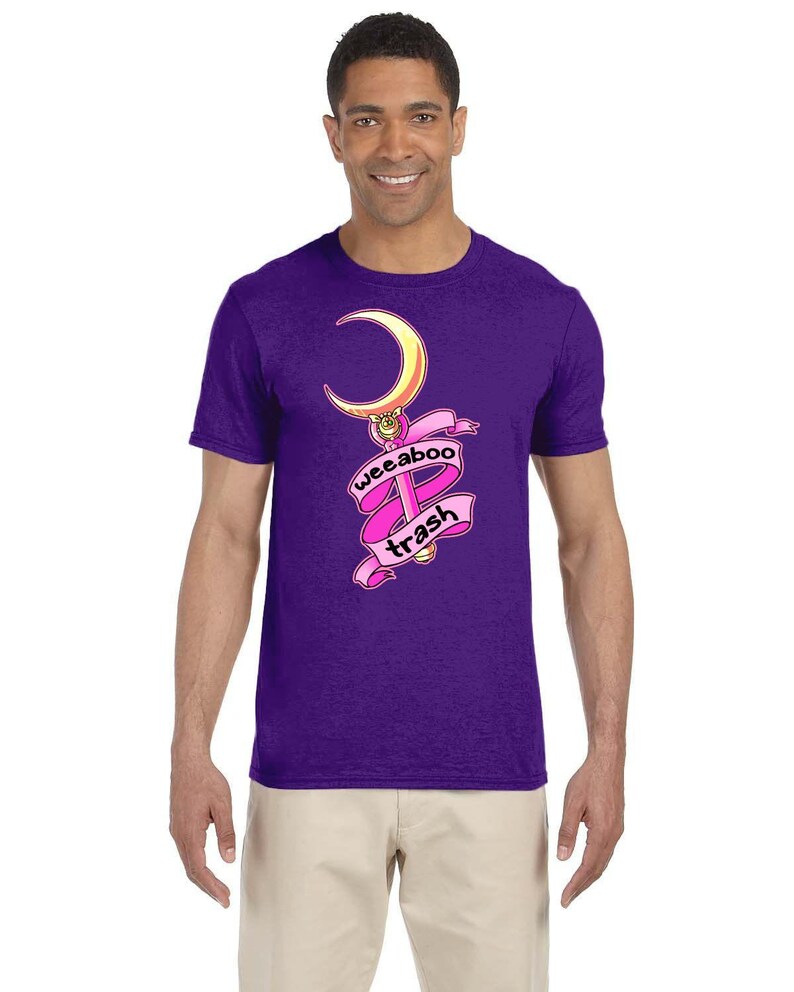 Weeaboo Trash - Moonie Version (men's t-shirt) image 3