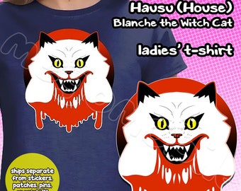 Hausu (House) Blanche the Witch Cat ladies' t-shirt