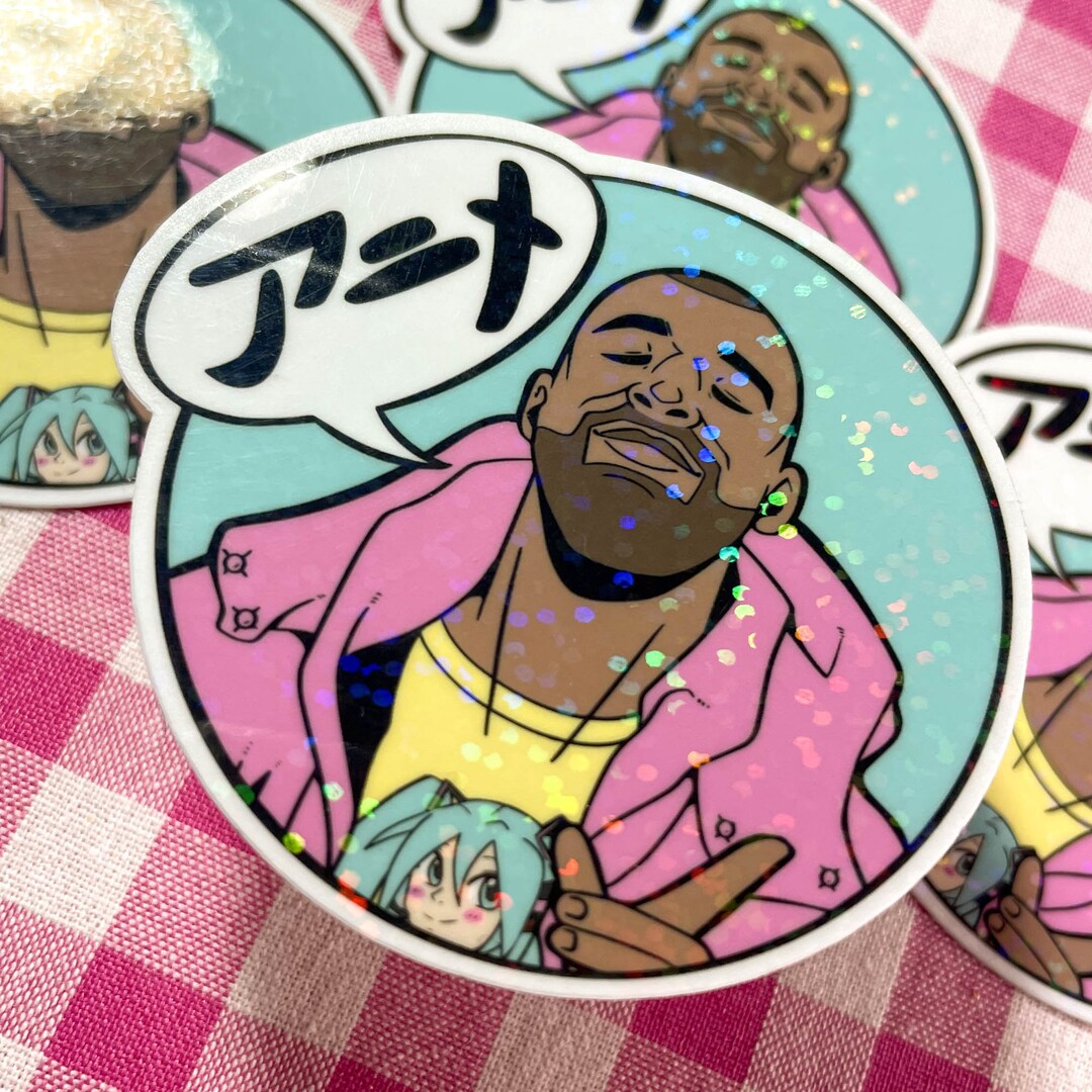 Pocari Sticker Pocari Otousan - Holographic Sticker Decal - Etsy
