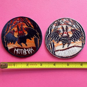 Patch brodé Mothman Fer cryptide Mothman Sunset sur patch image 4