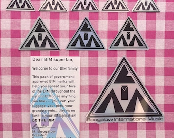 BIM Mark &#39;&#39;BIMunization&quot; holographic sticker super pack
