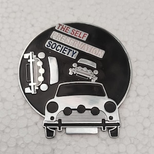 Distintivo per auto Vintage Mini Cooper Morris Emblema italiano job placca placca