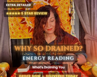 Energy Reading Same Hour, Why Am I So Drained, Full Aura Scan and Chakra Reading, Energy Blocks Attachments, Handwritten Psychic
